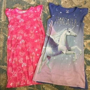 Girls Wonder Nation Nightgown lot 10/12 EUC